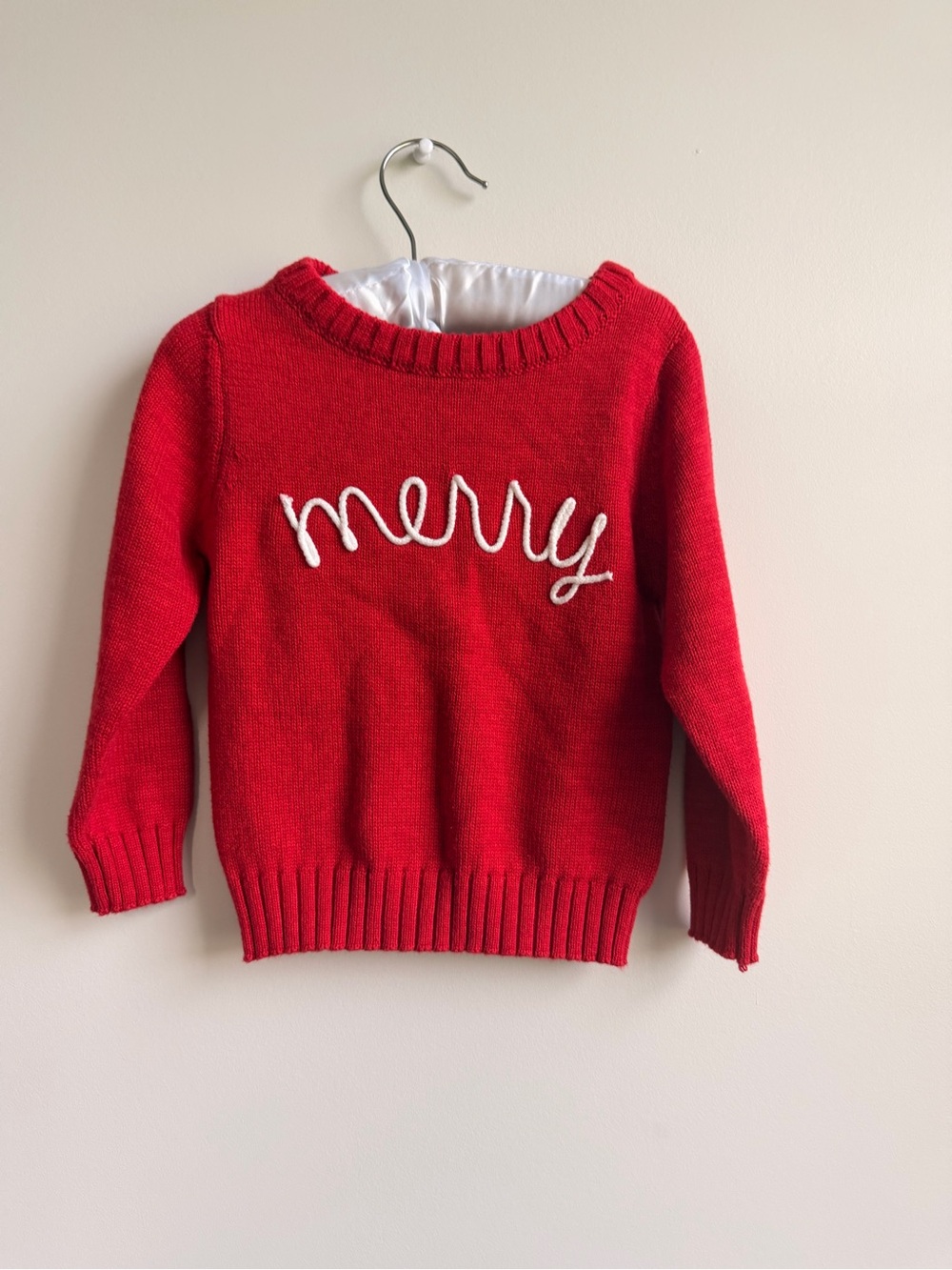 Red 'Merry' Women's Holiday Sweater
